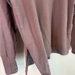 Athleta Coaster Luxe Recover Sweatshirt Womens Large Purple Taupe Pullover Photo 3