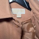Michael Kors Tan Wool Pea Coat Photo 2
