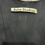 Acne Studios  Black Cannes Cinch Waist Blouse Photo 2