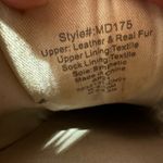 Madewell  Sidewalk Low-Top Sneakers Leather and Calf Hair Wave Edition Stripes Photo 3