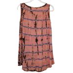 Anthropologie Anthro PPLA Pink Tie Dye Sleeveless Mini Dress Oversized Casual Dress Small Photo 2