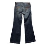 7 For All Mankind  Dojo Flared Jeans Womens Size 26 Blue Denim Bootcut western Photo 2