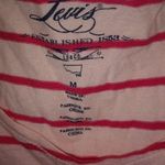 Levi's  M Red White Stripe Tank Top Photo 1