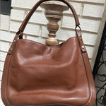 Louise et Cie Elay hobo Handbag Large Penny Brown Leather Purse Handbag Tote Photo 0