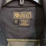 Ariat  womens short sleeve 1/4 zip performance colorblock pullover green/black S Photo 1