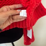 Anthropologie Luna Ivy Red 3D Floral Appliqued Chunky
Cardigan Small Photo 2