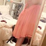 Free People Peach Flowy Dress Photo 1