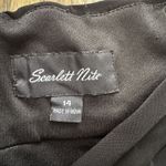 Scarlett  Nite Womens Black Size 14 Lacey Elegant Formal Dinner Event‎ Dress Photo 10