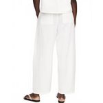 Gap Tall Cotton Gauze Easy Barrel Pants NWT New Off White Medium Tall Photo 1