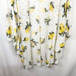 Torrid Plus Size 1X 2X Shrug White Lemons Polka Dot Kimono Gauzy 1798 Photo 4