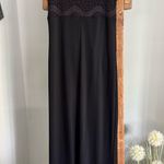 Planet Love size medium, black maxi dress with lace top Photo 1