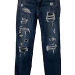 American Eagle Women's Distressed Stretch Jegging Skinny Ankle Crop Jeans 00 Photo 0
