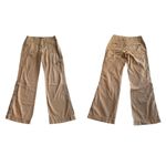 J.Crew  Khaki Utility Cargo Pants Favorite fit Tan Brown Size 2 Low Rise Flare Photo 8