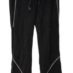 Versace  Sport Track Pants White Stripe Drawstring Lounge Sweatpants Black‎ Large Photo 0