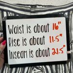 Loft Size MP Petite Pants Ankle Crop Wide Leg Shimmer Stripe Tie Waist High Rise Photo 11