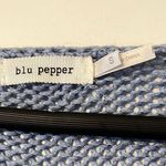 Blu Pepper Blue Knit Sweater Photo 1