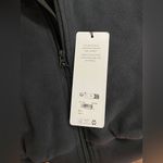 Alo Yoga NWT Polar Fleece Cropped Wintry Mix Full Zip Jacket Black Size S Photo 7