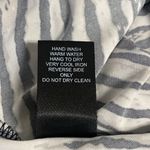 Dress Barn Collection Womens XL Black Gold Zebra Print Asymmetric neckline Top Photo 8