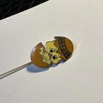 Chick In An Egg Enamel Lapel Stick Pin Signed Centennia 1979 Photo 8