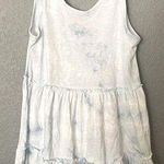 NWT Mikes Swim Cover Up Size XS White & Blue Tie Dye Photo 0