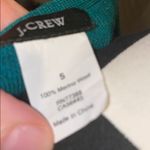 J.Crew Women’s  Green Cardigan 100% Merino Wool Photo 3