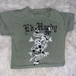Ed hardy baby tee Green Size XS Photo 0