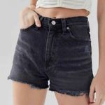 Urban Outfitters BDG girlfriend high rise black distressed shorts size 25 Photo 0