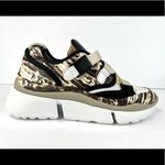 CHLOÉ Sonnie Lizard Embossed Leather Buckle Fashion Women Sneakers Size EU 35 Photo 23