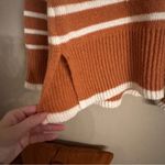 SHOP STEVIE Oversized Striped Sweater Brown Photo 3