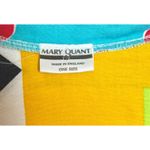Vintage Rare 80s 90s Mary Quant cotton shirt colorful geometric floral print Size L Photo 2