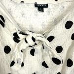 Torrid  | Size 5 | White Black Polka Dot Tie Front Peplum Cami Tank Blouse Photo 1