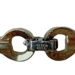 Brilliant Vtg Mazer Bros Clear Rhinestone Necklace Angel Gold Tone Photo 10