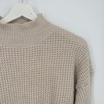 RDI Knit Mock Neck Oatmeal Sweater Small Photo 1