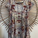 Silence + Noise Urban Outfitters  Witchy T Shirt Dress Floral Print Tunic Boho Photo 1