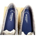 Sperry Womens Coastfish 2-Eye Grey Leather Cheetah Slip On Boot Shoes - 12 - NEW Photo 4