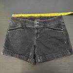 White House | Black Market Blanc Gray Cotton Low Rise Zip Fly Jean Shorts Size 4 Photo 6