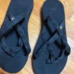 Teva Black Crisscross Strappy Flip Flops Sandals Casual Comfy Shoes Photo 0