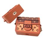 NWOT AirPod Pro Fashion Handbag Case Brown Photo 4