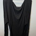 Free People Beach Women's Long Sleeve Pullover Boat Neck Cover Up Size Large Photo 0