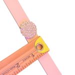 Kate Spade  In The Loop Rhinestone Skinny Leather Belt Womens L‎ Embellished Photo 5