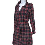 Brooks Brothers NWT Red Plaid Shirt Dress Belted Flannel Heritage Classic Sz 4 Photo 1