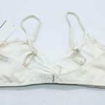 Good American  Crinkle Always Fit Twist Bikini Top Textured Ivory 7 US 4XL Photo 2