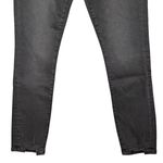 frame denim FRAME Le High Skinny Jeans Women's Size 32 Dark Grey Wash‎ Raw Hem Photo 11