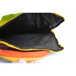 Vintage Hamburger Cheeseburger Novelty Backpack Round Food Shape Bag Gold Photo 3