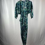 ZARA NWT  Floral‎ Print Jumpsuit in Green Size Extra Small Photo 4