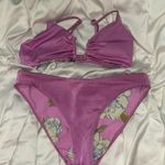 Maaji  Pink Fiore Splendour Reversible Bikini Size M Photo 3