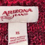 Arizona Jeans XS Burgundy Acrylic Sweater Photo 1