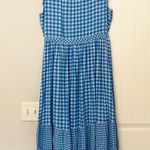 Draper James Flutter Sleeve Gingham Silk Patio Shirtdress Photo 7