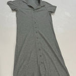 American Eagle Ribbed Button Front Shirt Dress – Medium Photo 0