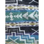 Pendleton Southwest Wool and Leather Trim Open Cropped Shrug Jacket Large Photo 4